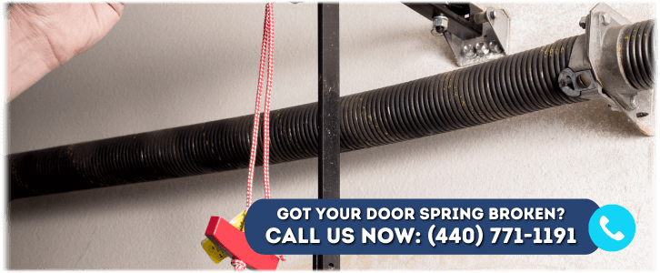 Broken Garage Door Spring Berea OH